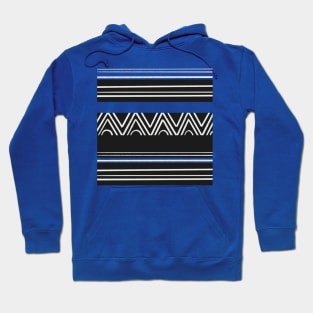 African Striped Pattern Hoodie